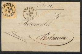 Strubelbrief 20 Rp. Typ G  Stempel Luzern
