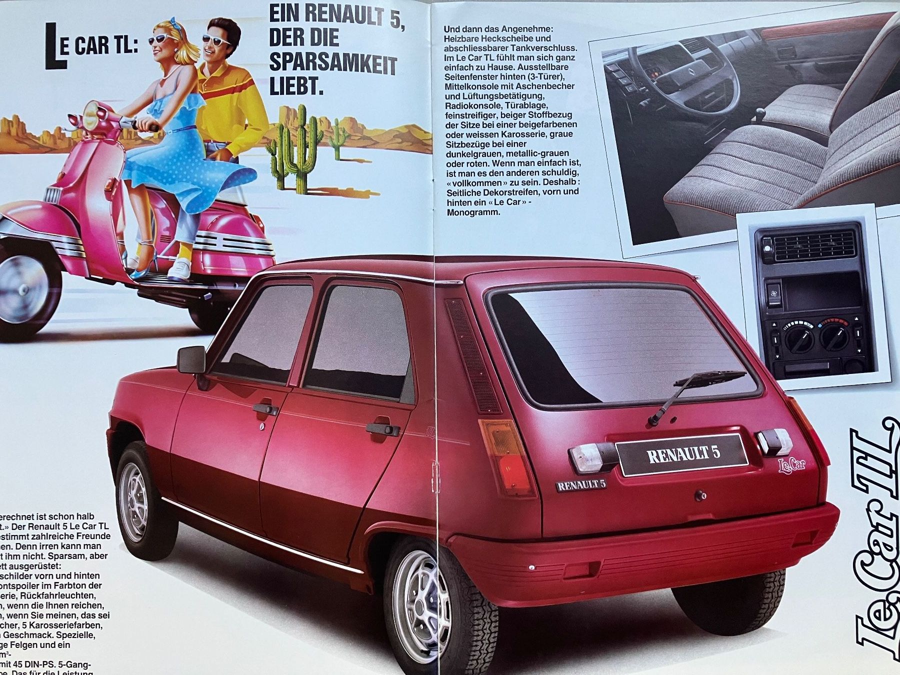 Renault Automobili: Renault 5 Le Car - Original-Prospekt – Nuovo (secondo la descrizione) da Malans GR venduto da Chueche427 1