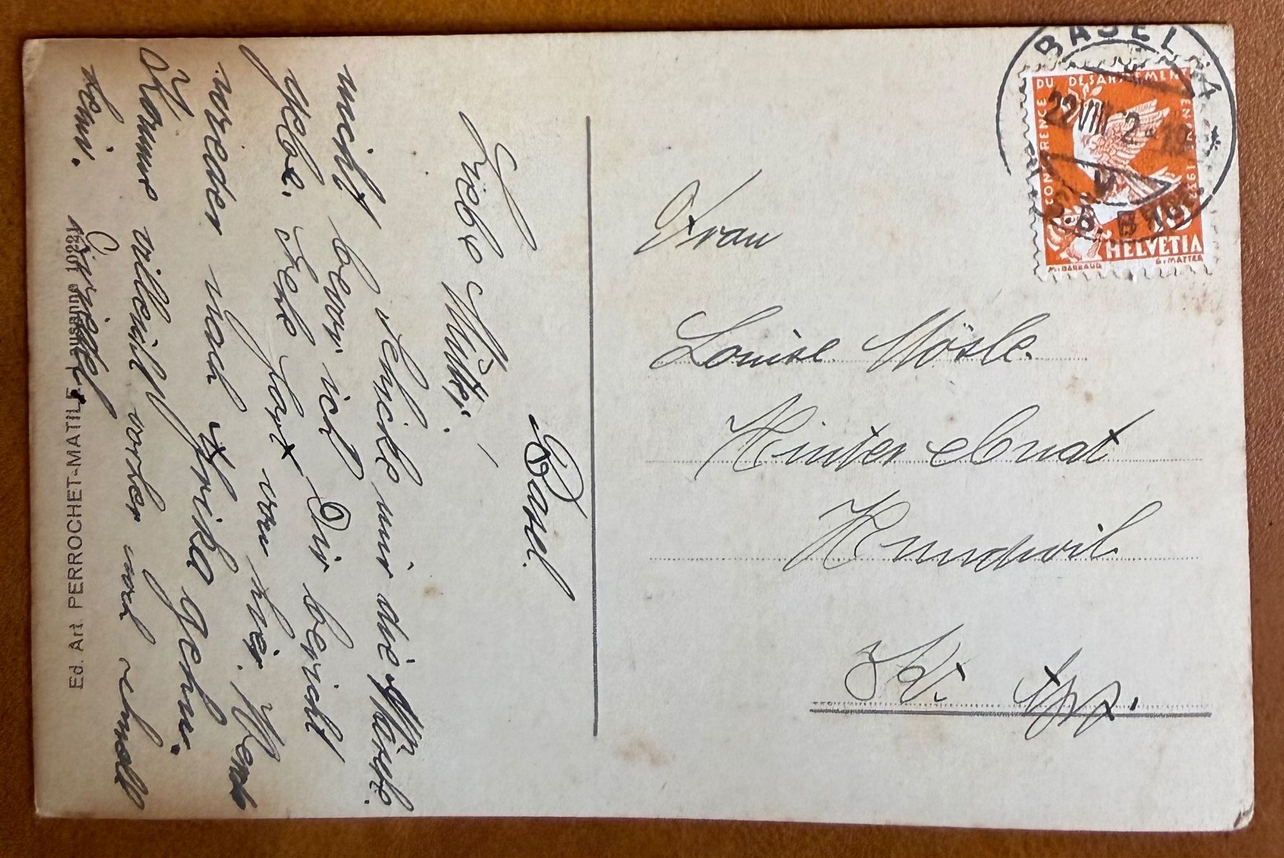Cartoline postali: Clarens - Château du Châtelard 1932 – Usato da Lutry venduto da Ediego 1