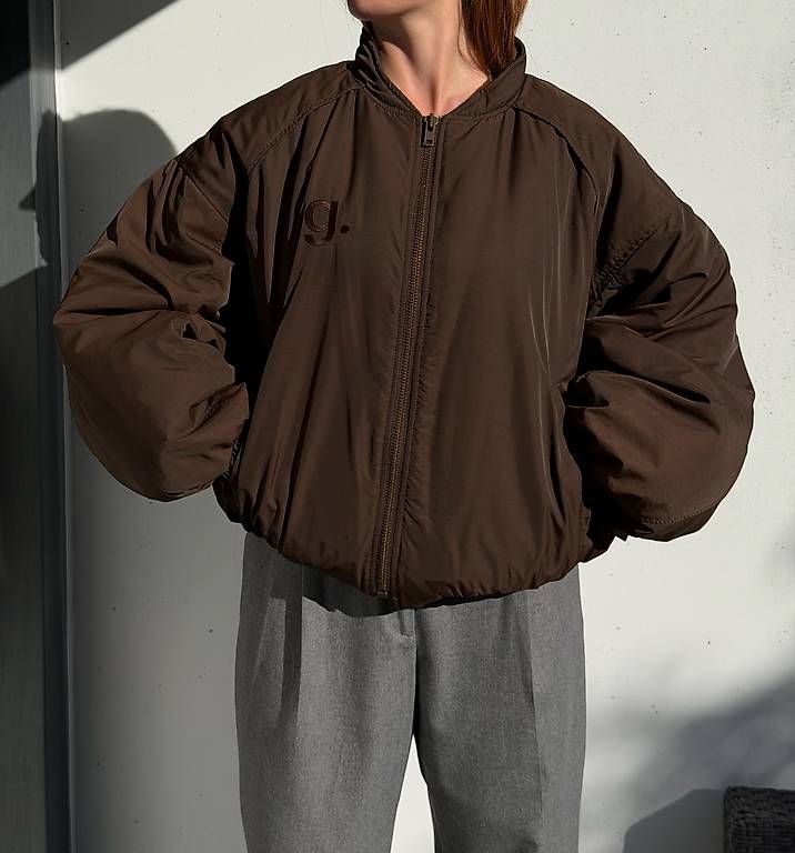 Jacken: Braune Oversize-Bomberjacke German – Gebraucht aus Meggen von gia_wz2q 2