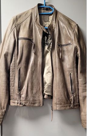 Gipsy Lederjacke beige Damen Grösse M gebrauchter Zustand