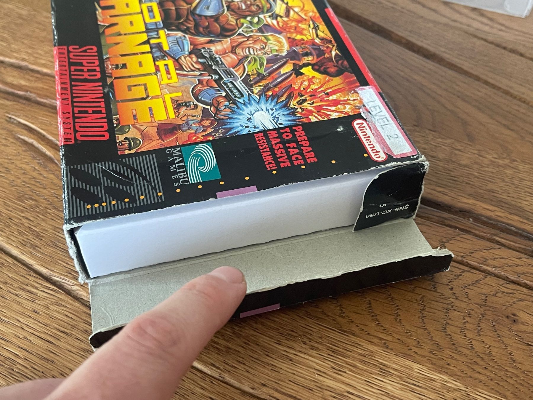 Nintendo Spiele: Super Nintendo NTSC Spiel Captain Carnage mit Box – Gebraucht aus Zuerich von Dorsi 2