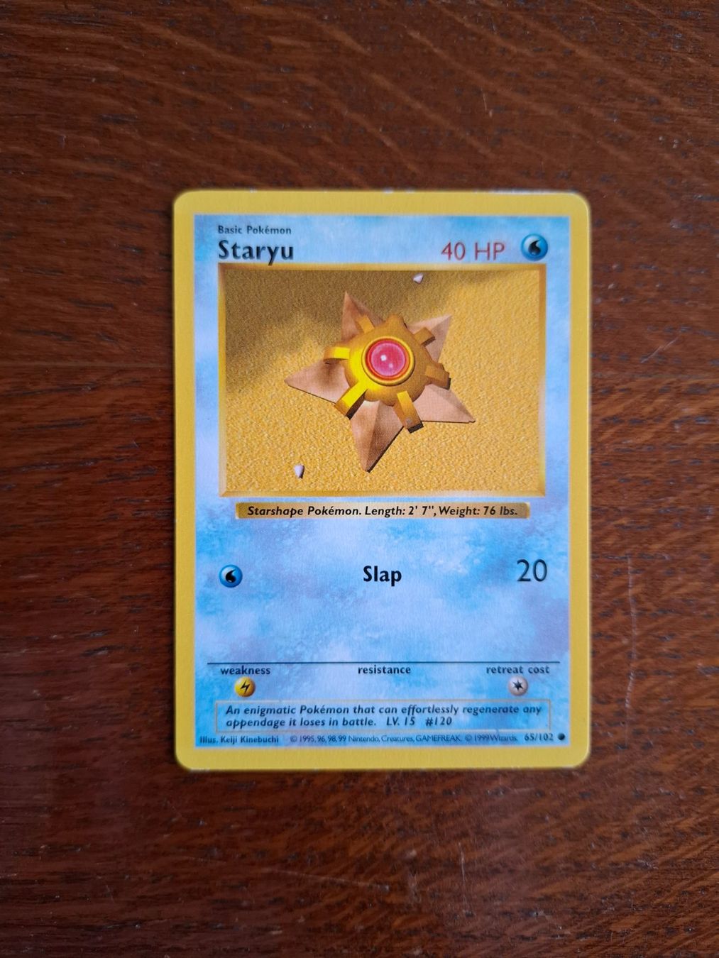 Pokémon Carte collezionabili: Pokemon Staryu Base Set Shadowless 65/102 – Usato da Giornico venduto da ale_lc8k