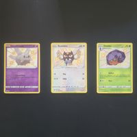 Pokemon Karten Shiny Set: Corsola, Rookidee, Dottler