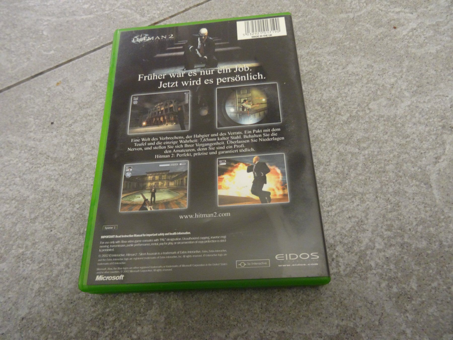 Microsoft Giochi: Hitman 2 Silent Assassin XBOX CLASSIC – Usato da Olten venduto da Disc-Ausverkauf 2
