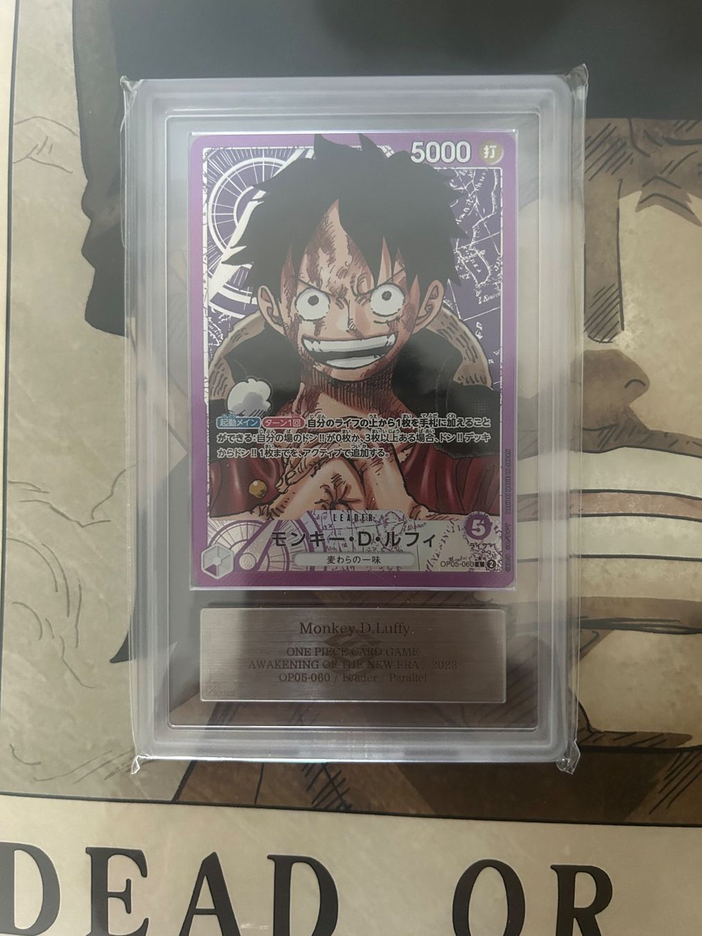 Bandai Carte collezionabili: ONE PIECE CARD GAME MONKEY D. LUFFY LEADER AA ARS10 – Usato da Hochdorf venduto da Francesco97-