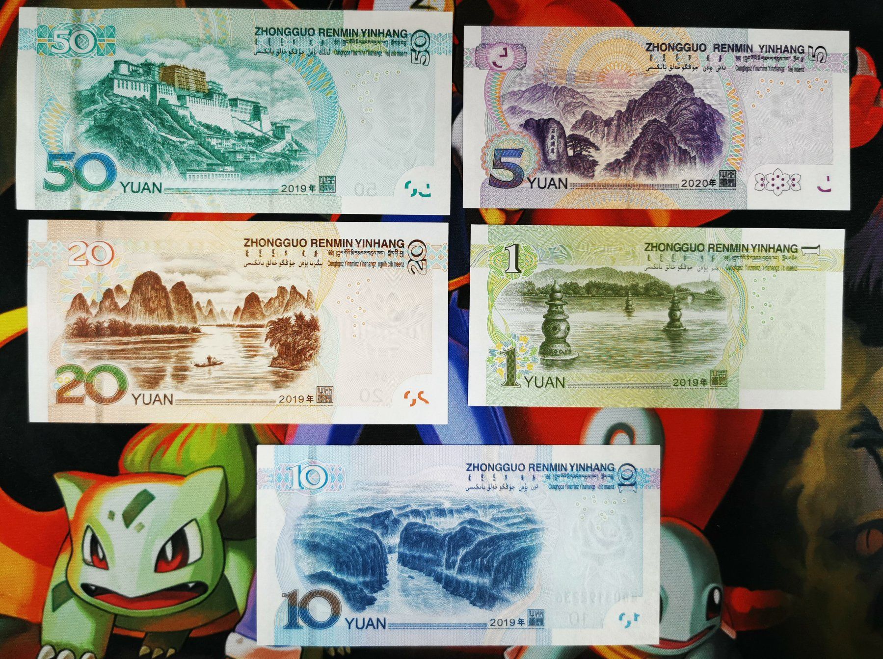 Banconote: Chine 1 5 10 20 50 Yuan UNC _2 – Nuovo (secondo la descrizione) da Cousset venduto da Patricio77 1
