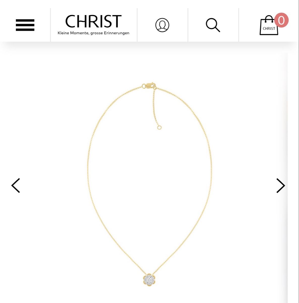 Catenine: Christ Diamonds Daisy Kette – Nuovo (secondo la descrizione) da Reinach BL venduto da LeaR 3