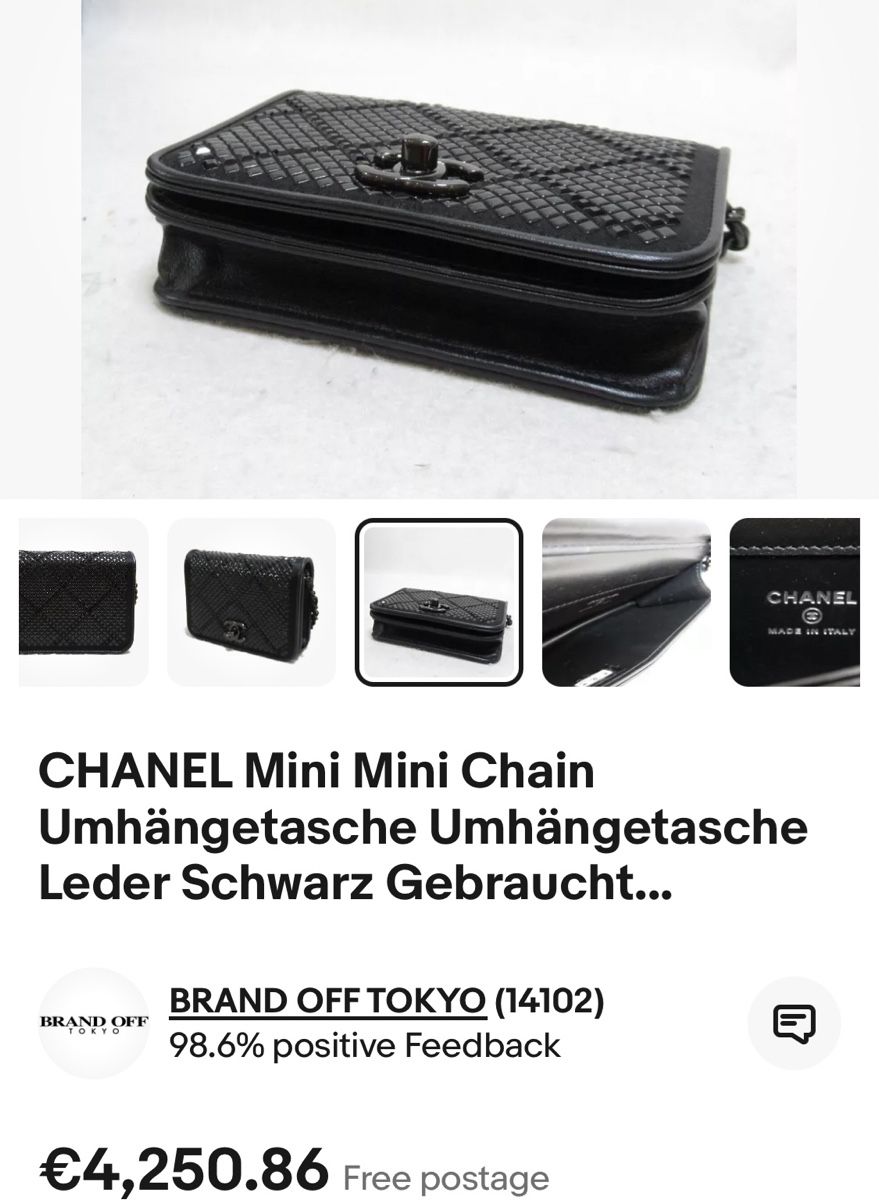 Chanel Borse da donna: Chanel Abendtasche Mini Schmuckstück – Usato da Zürich venduto da kleinesgrau 1