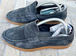 Pollini Yacht Loafer Gr. 42 Wildleder Mokassins | Gebraucht
