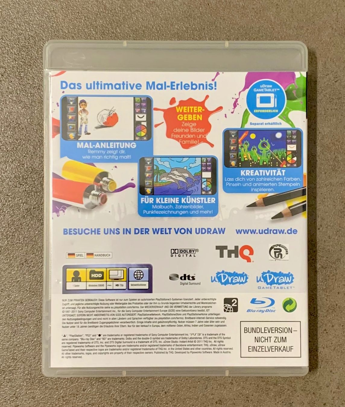 Giochi: PS3 U Draw Studio: Instant Artist – Usato da Birsfelden venduto da Dealgoenner24 3