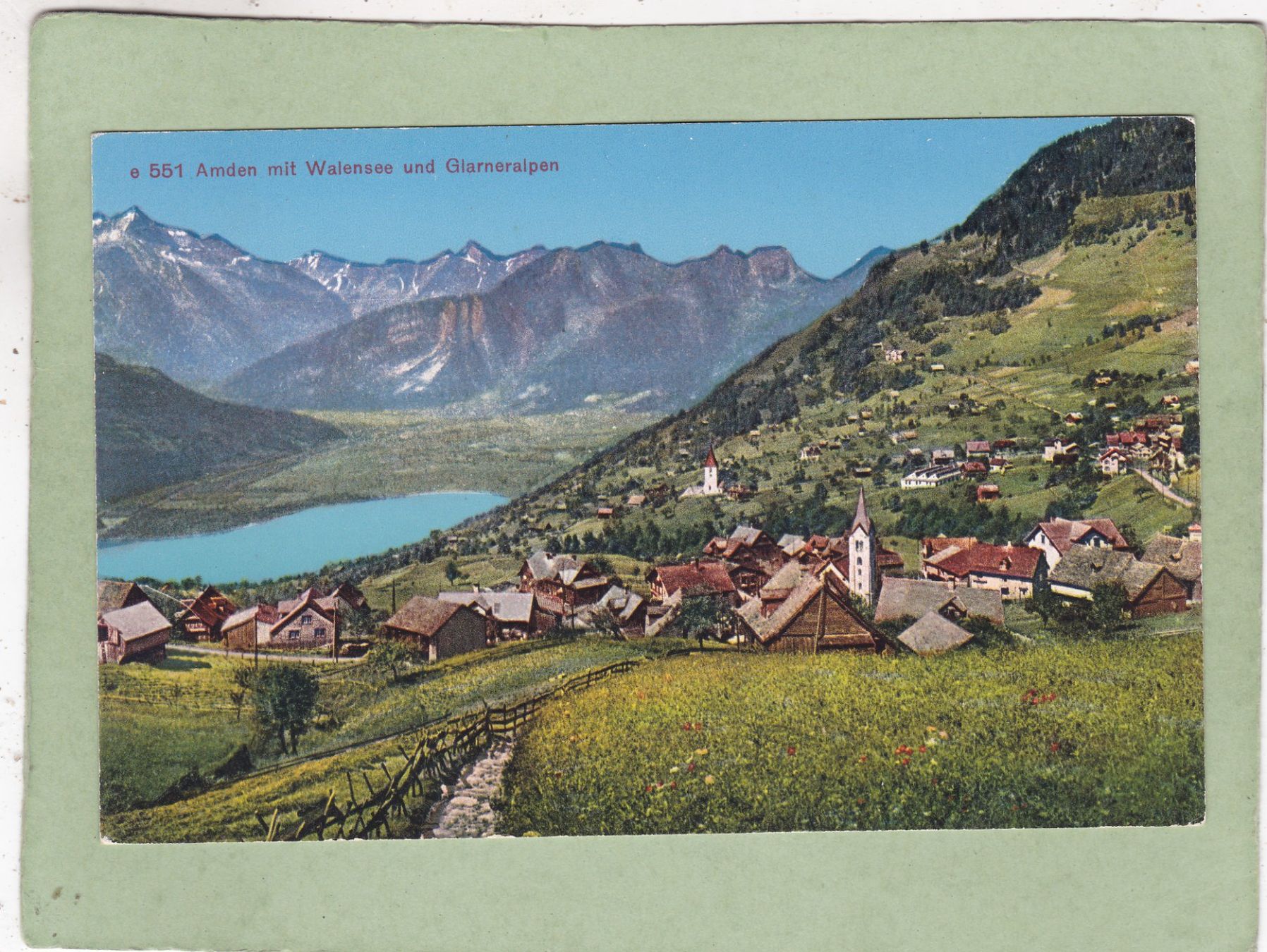 Cartes postales: Amden mit Walensee – D'occasion à Herisau par Lisegrat2008