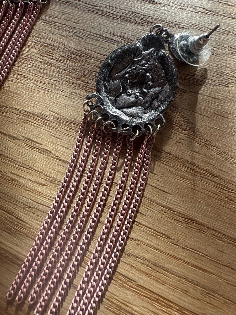 Ohrringe & -stecker: ✨ Boho-Chic-Ohrringe mit filigranen Ketten – Gebraucht aus Weiningen ZH von -Adenin- 2