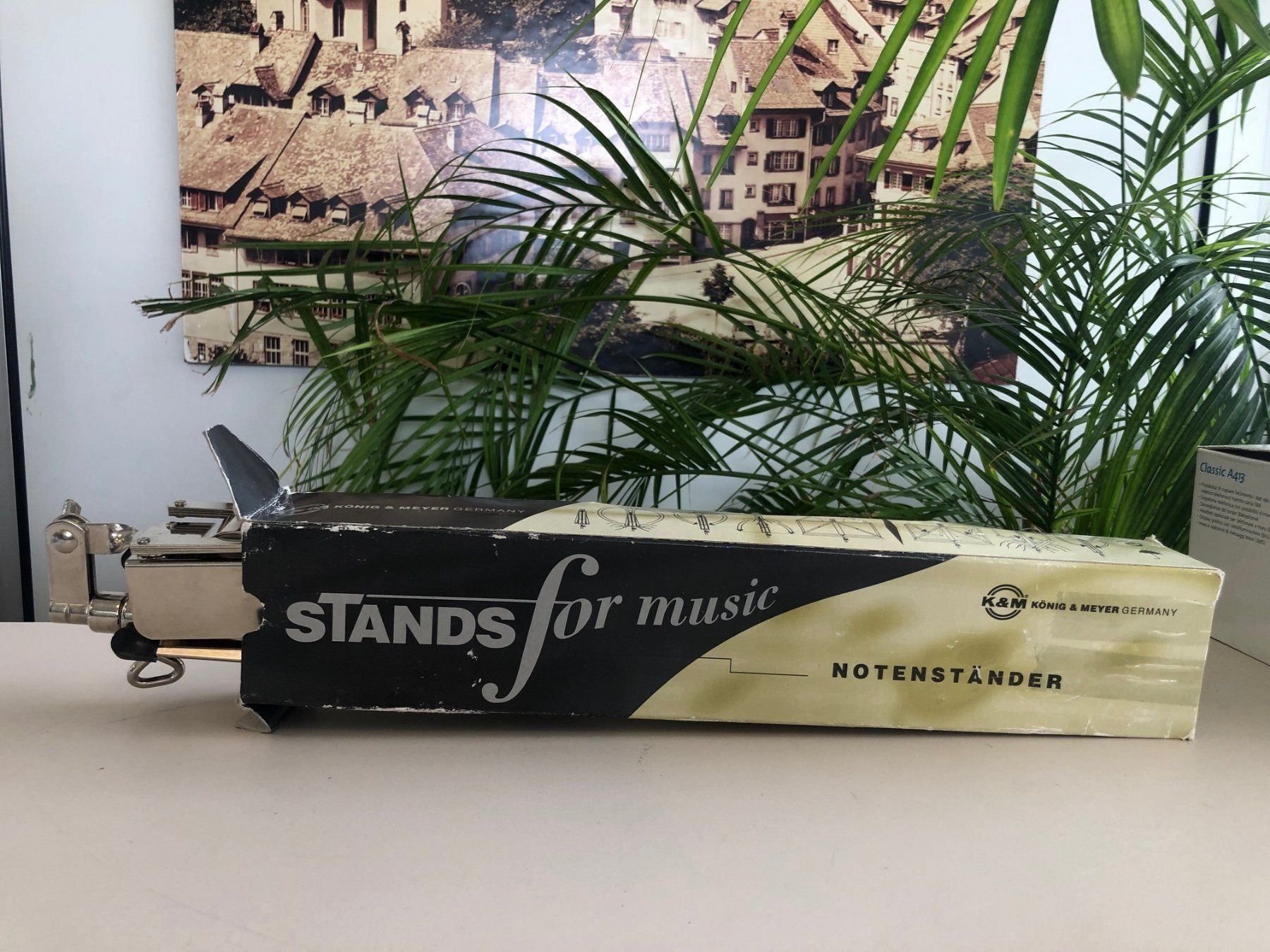 Supporti per strumenti musicali & leggii: Notenständer König & Meyer in Verpackung – Usato da Brügg BE venduto da rutschimedizin 2