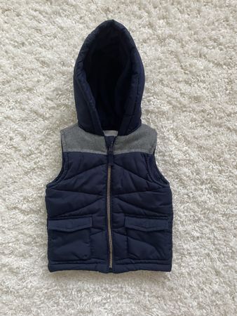 Gilet enfant Cadet Rousselle bleu & gris taille 18 mois