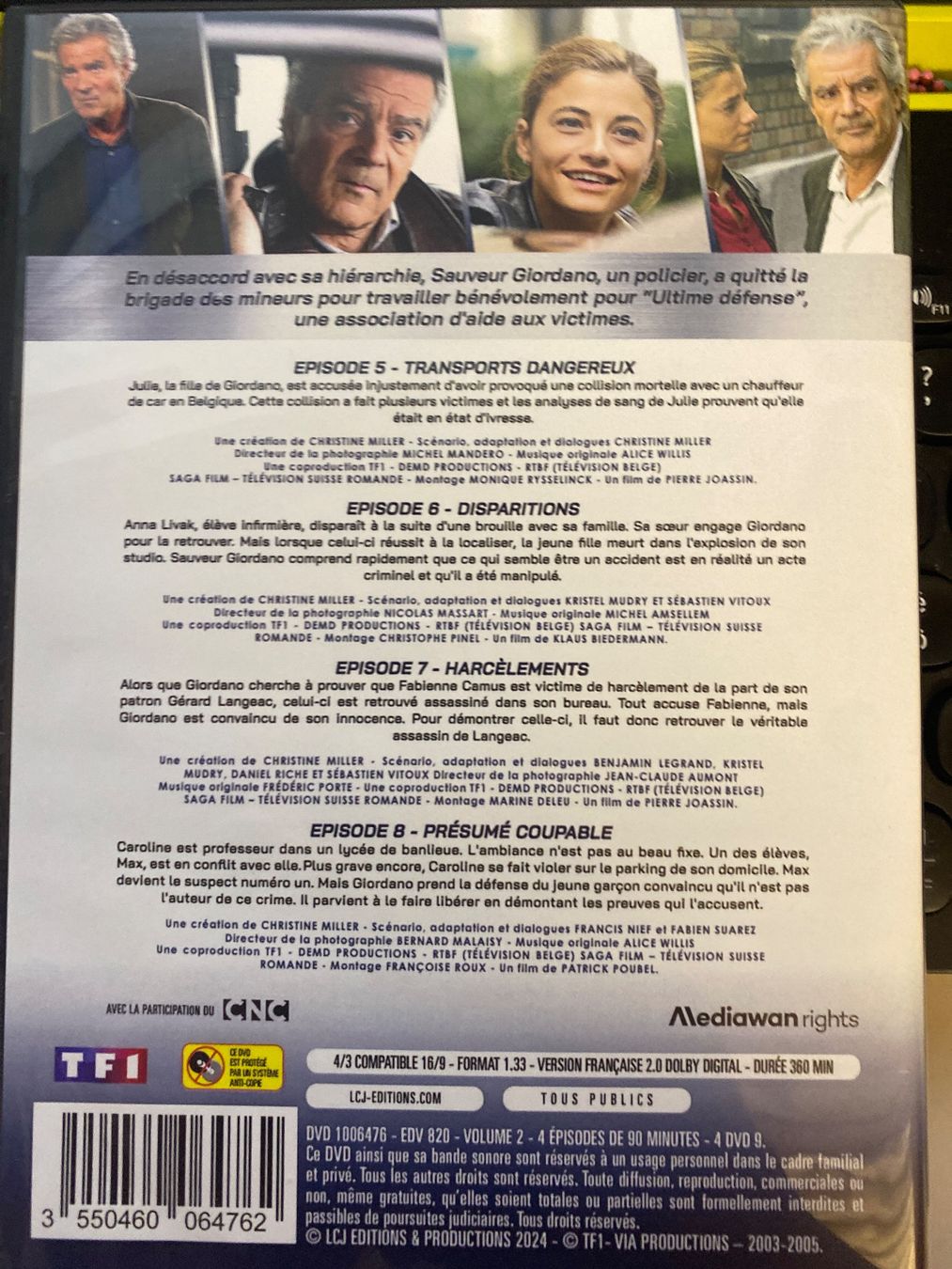 Tutti i DVDs: DVD - Sauveur Giordano Volume 2 Episodes 5-8 – Usato da Le Brassus venduto da cinema13 1