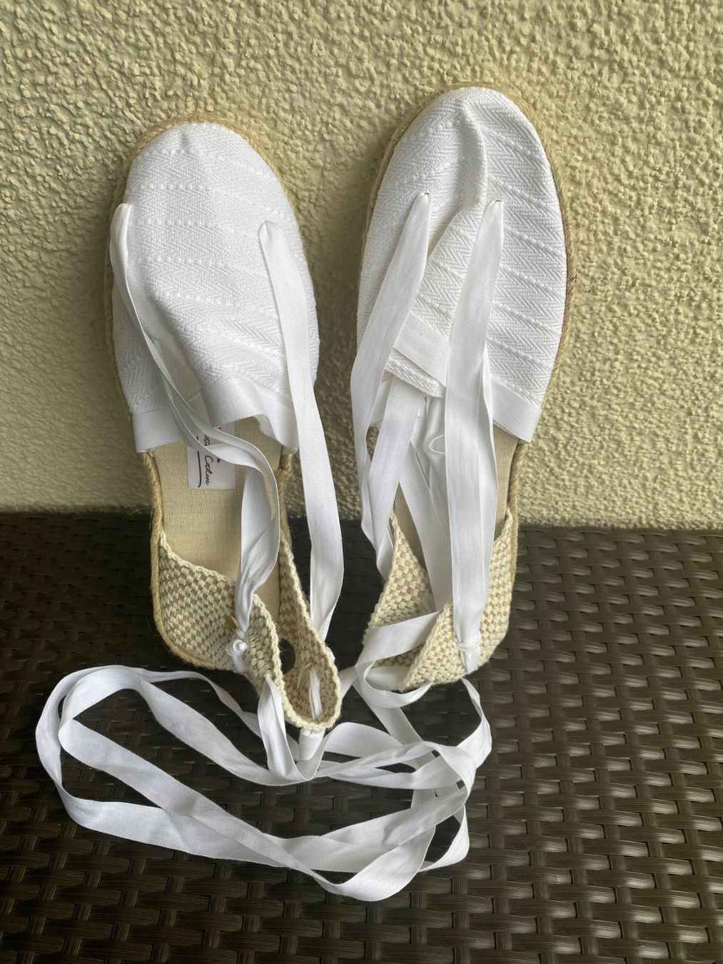 Scarpe da donna: Espadrilles weiss  Damen Gr. 39  Creation Catalane – Nuovo (secondo la descrizione) da Niederrohrdorf venduto da park5 4