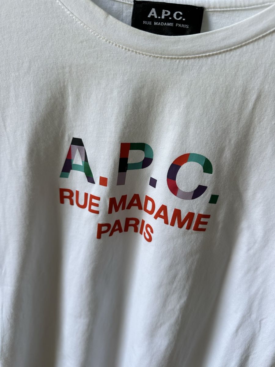 Apc T-shirt: T-shirt A.P.C.  Blanc Taille M  – Usato da Carouge GE venduto da Dom19dom19