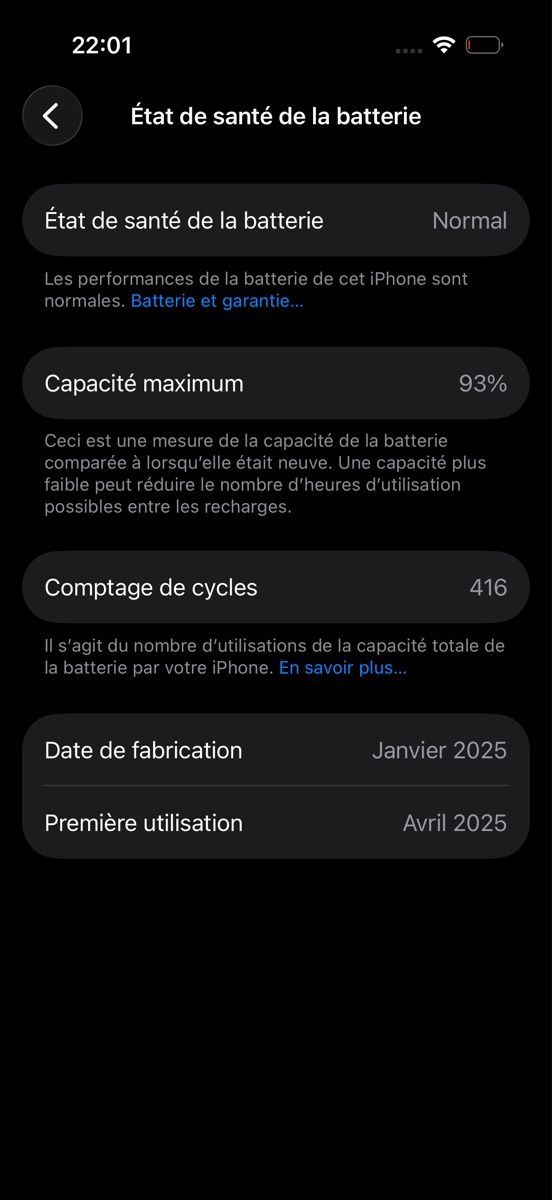 Apple Portables: iPhone 16 PRO 128Go - Excellent état  – Neuf (Voir description) à Domdidier par Snitram17 5
