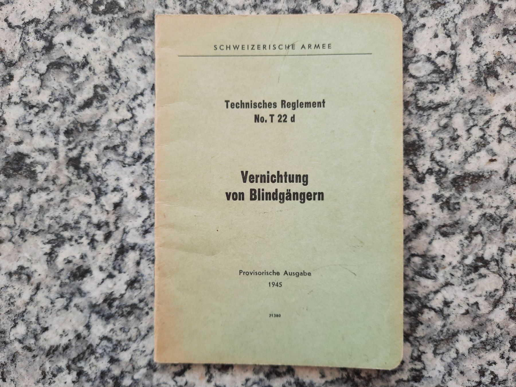 Libri: Vernichtung von Blindgängern – Usato da Ruswil venduto da Sammlergeist