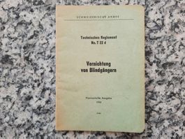 Vernichtung von Blindgängern