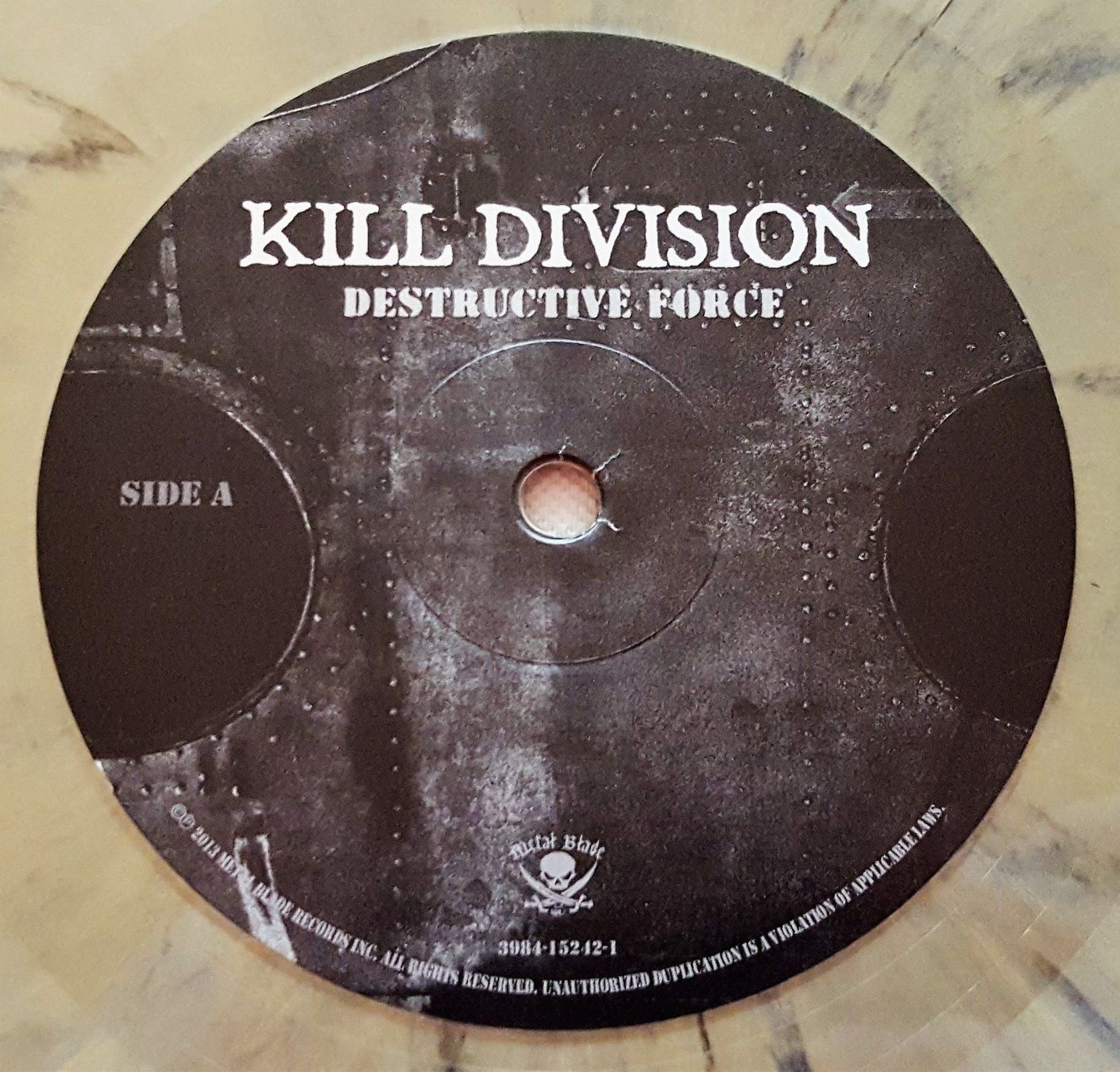 Schallplatten: Kill Division - Destructive Force - 2013 Beige Marbled Vinyl – Neu (gemäss Beschreibung) aus Uster von Zardodel 4