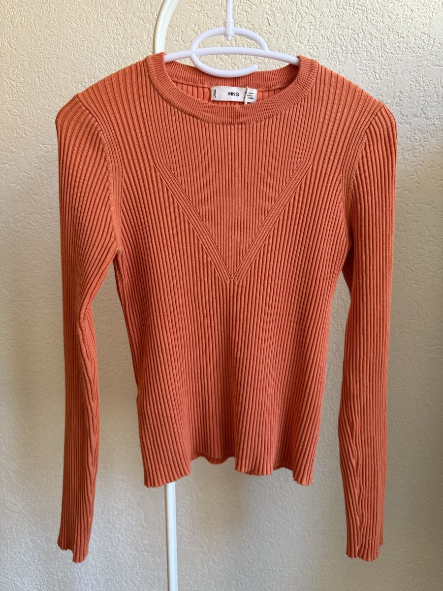 Mango Maglioni & Felpe: Pull maille col rond corail Mango, t.38/M – Usato da Tavannes venduto da Thriftshop