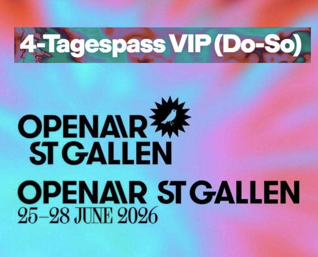 Biglietti: Openair St.Gallen VIP 4-Tagespass – Nuovo (secondo la descrizione) da Trogen venduto da dilirium