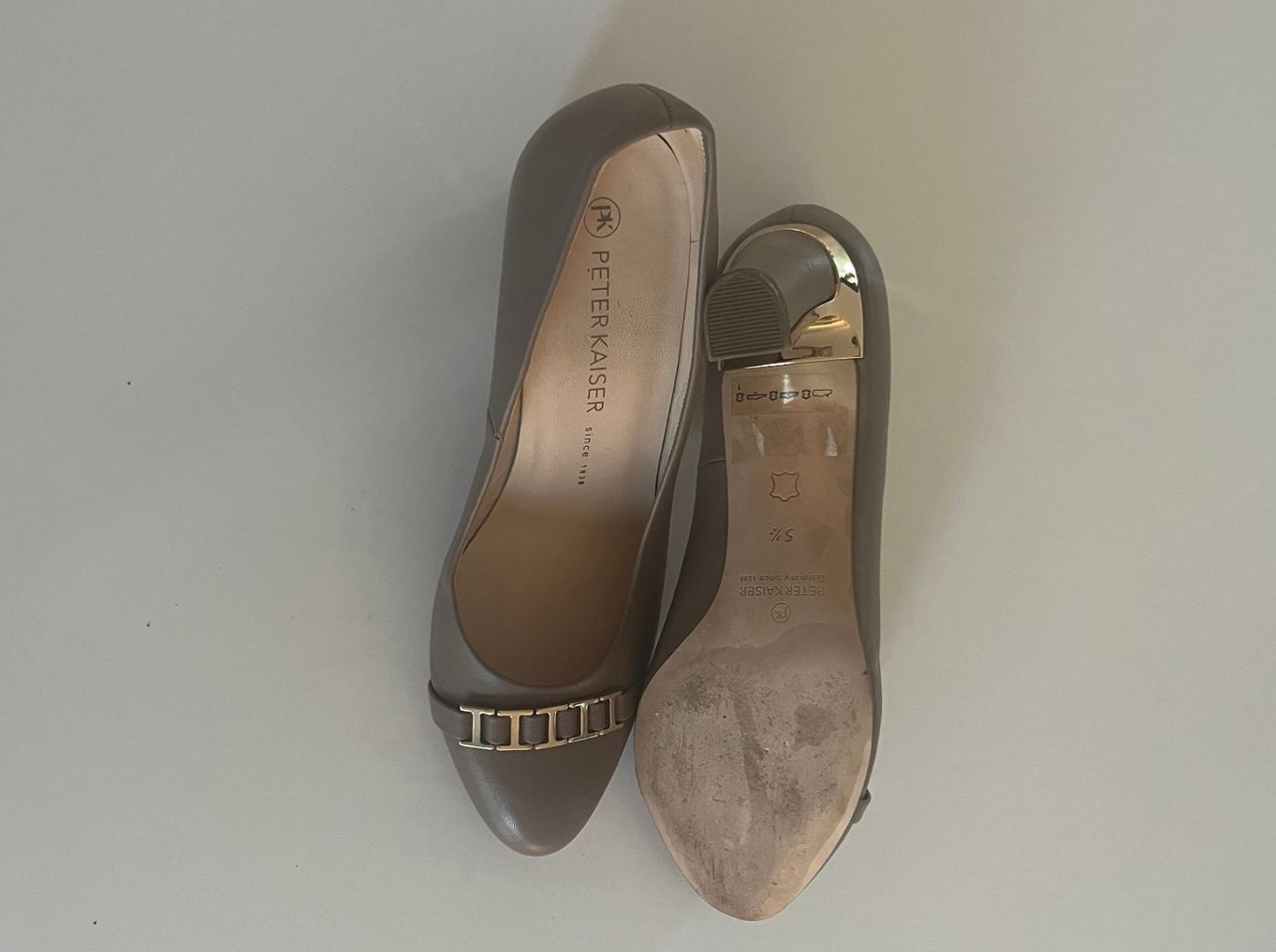 Kaiser Scarpe da donna: Peter Kaiser Pumps Gr. 38,5 Leder Absatzschuhe – Nuovo (secondo la descrizione) da Salenstein venduto da kar_qx2p 2