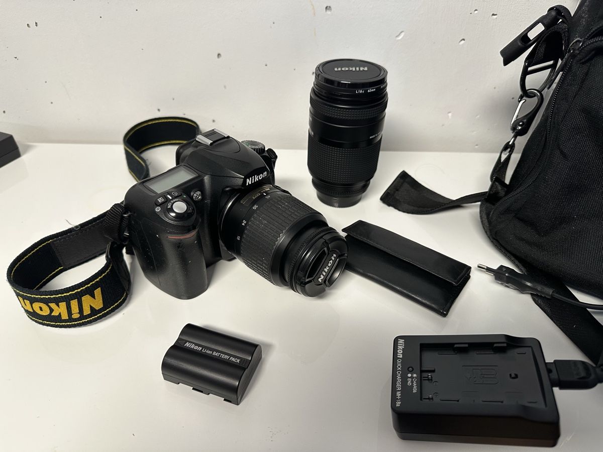 Nikon Fotocamera: Nikon D50 inkl. zwei Objektive – Difettoso da Bättwil venduto da Samuel_Wyss