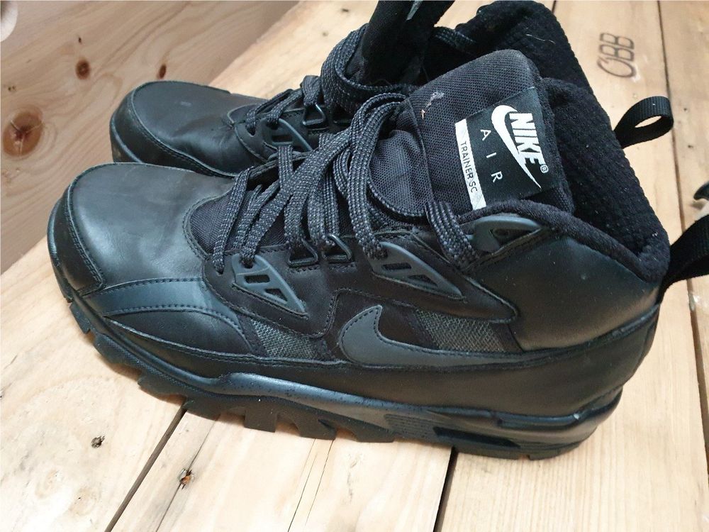 Nike AIR (Trainer SC) Boots Herren, black (Neuf (Voir description