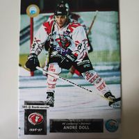 Eishockey Sammelkarte - André Doll - HC Lausanne 1996/97