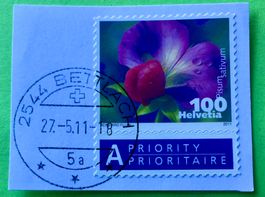 Nr.1377 Dauermarken Gemüseblüten 2011 mit Stempelt Kiefelerb