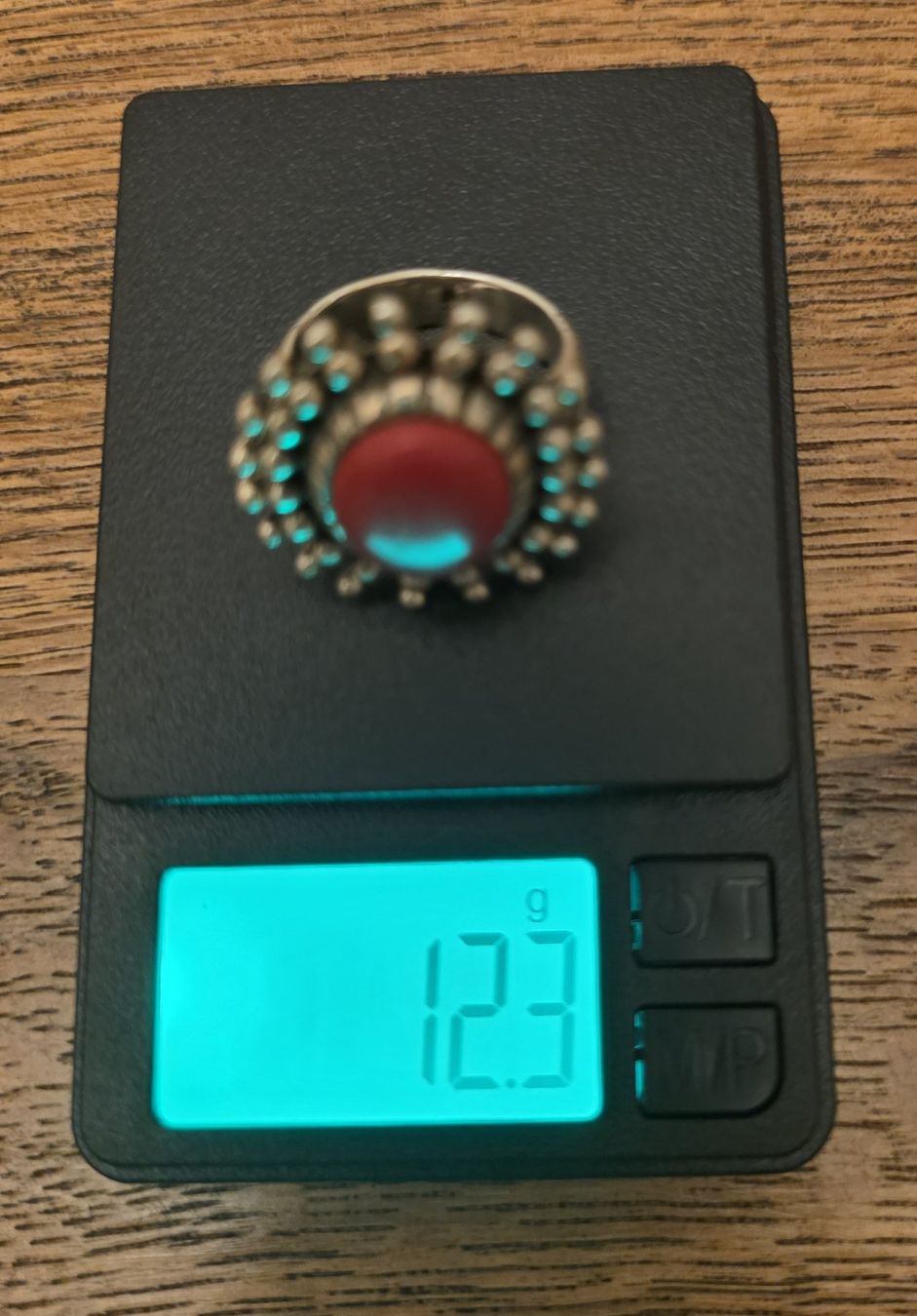 Bagues: Wunderschöne Vintage Ring, Silber mit rotem Stein – D'occasion à Basel par sci_67ms 4