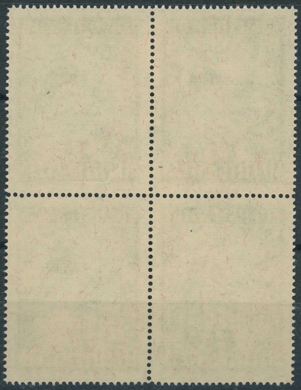 Tous les timbres: FL - 1952 - Schloss Vaduz - Viererblock - postfrisch ** – Neuf (Voir description) à Schindellegi par leecollect 1