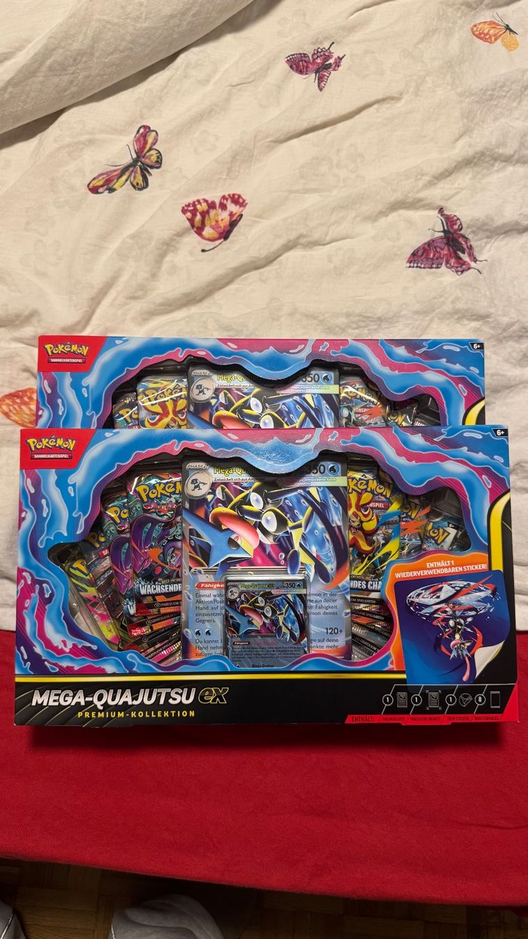 Pokémon Sammelbilder & Trading cards: 1xMega-Quajutsu ex Premium Kollektion – Neu und originalverpackt aus glattbrugg von sho_d9ht