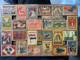 Collection boites allumettes vintage suedoises