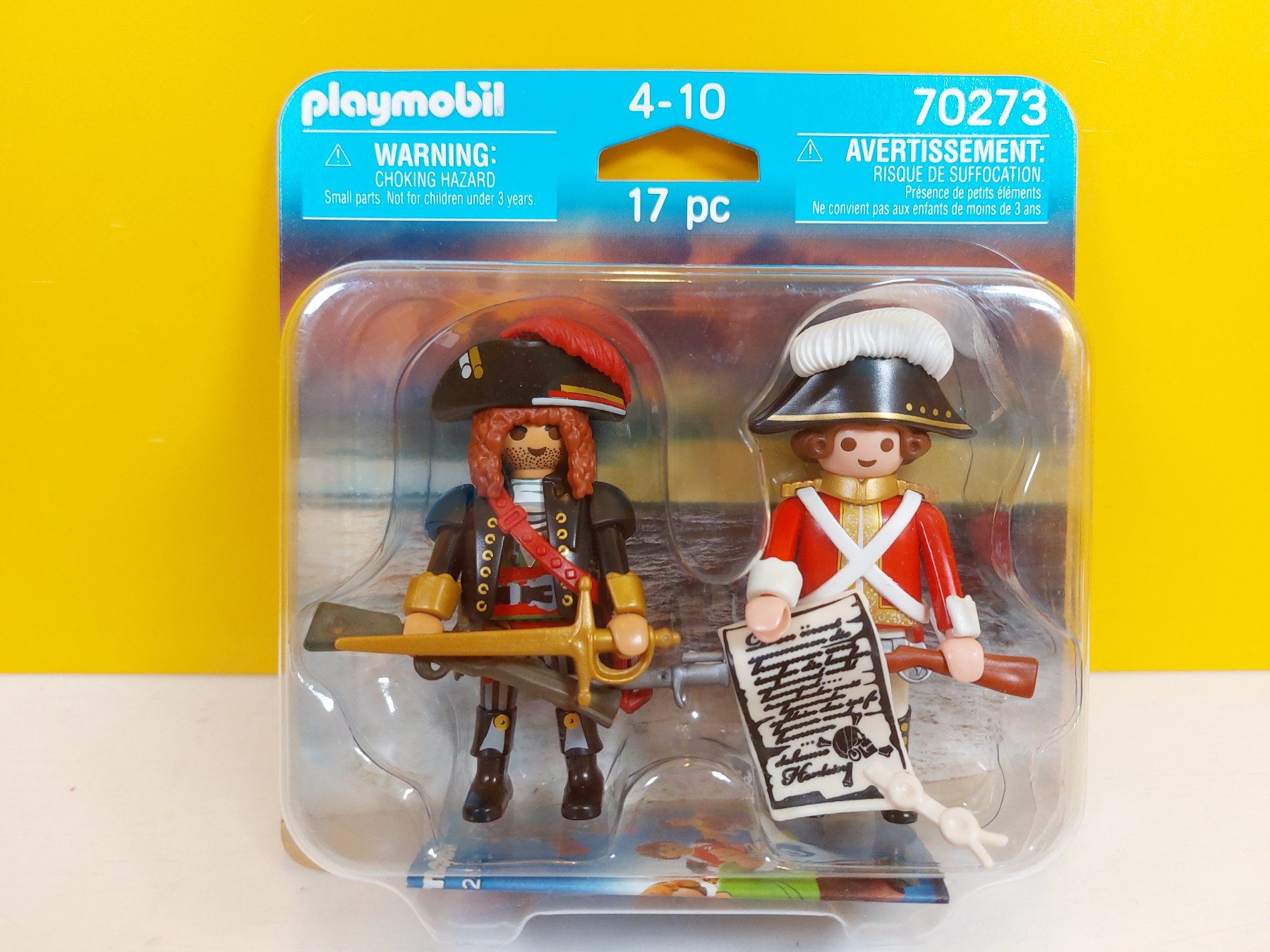 PLAYMOBIL 70273 Piraten Pirates Duo Pack Kapitän&Rotrock NEU (Neu und ...
