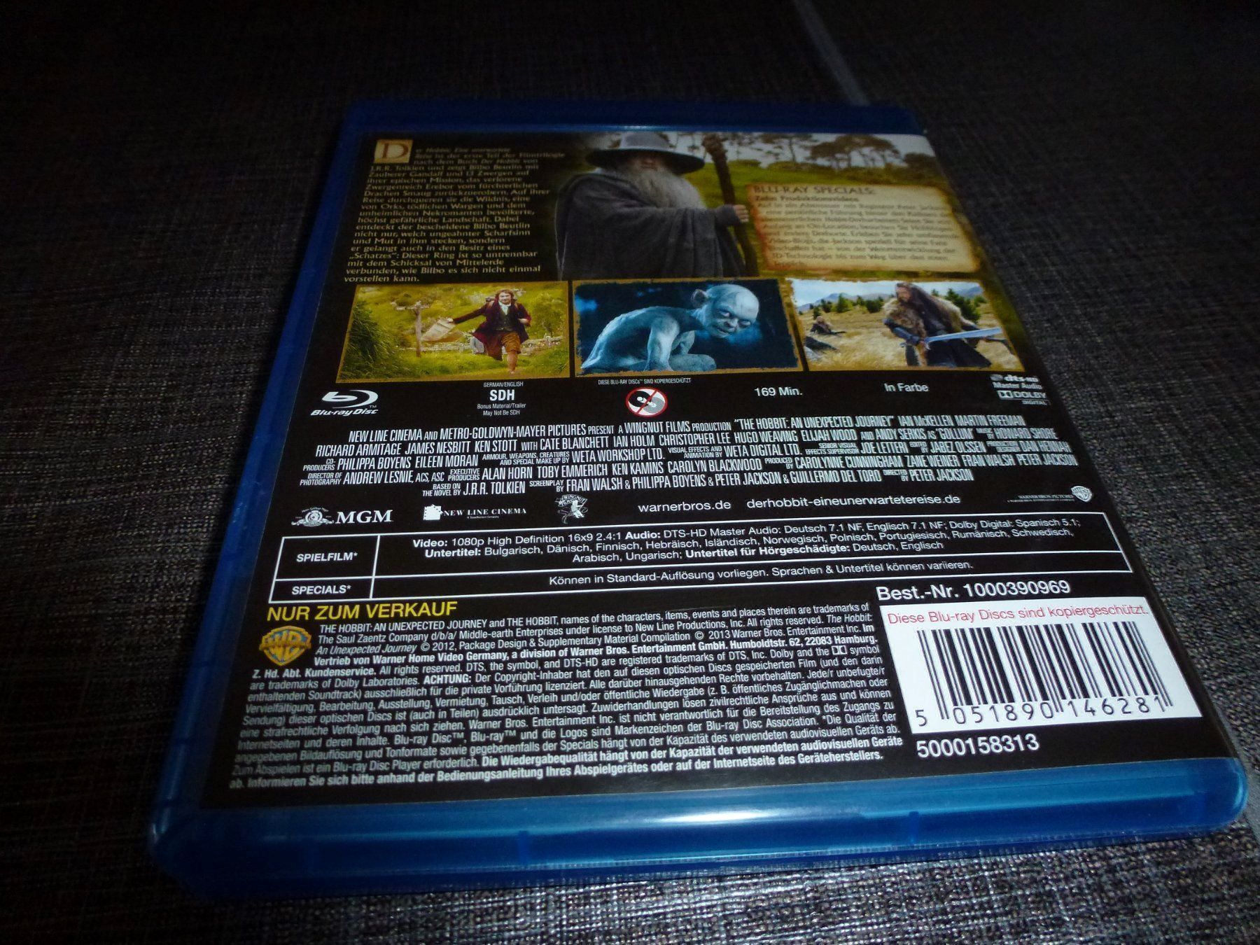 Tutti i DVDs: Der Hobbit - Eine unerwartete Reise – Usato da Olten venduto da Disc-Verkauf 2