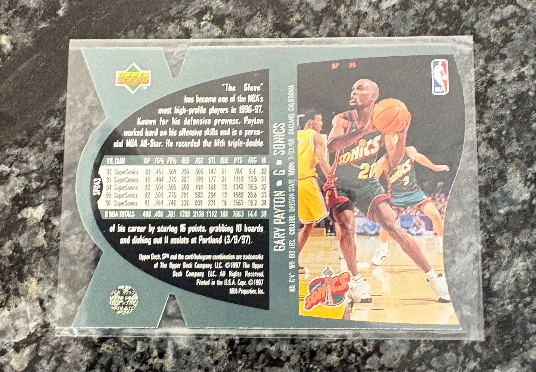 Nba Sammelbilder & Trading cards: NBA Gary Payton SPX 97 Card – Neu (gemäss Beschreibung) aus Muttenz von joba23 1