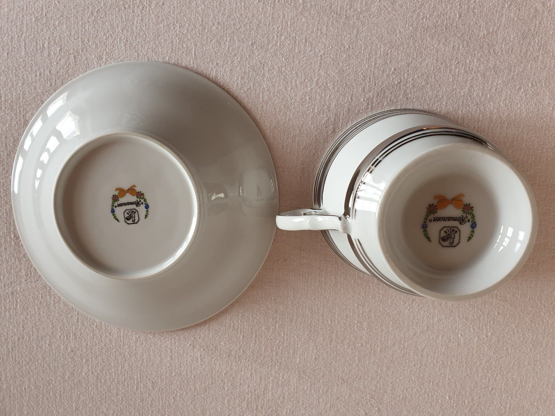 Tassen: Grosse Teetasse mit Unterteller – Neu (gemäss Beschreibung) aus Villnachern von RicardoMary 1