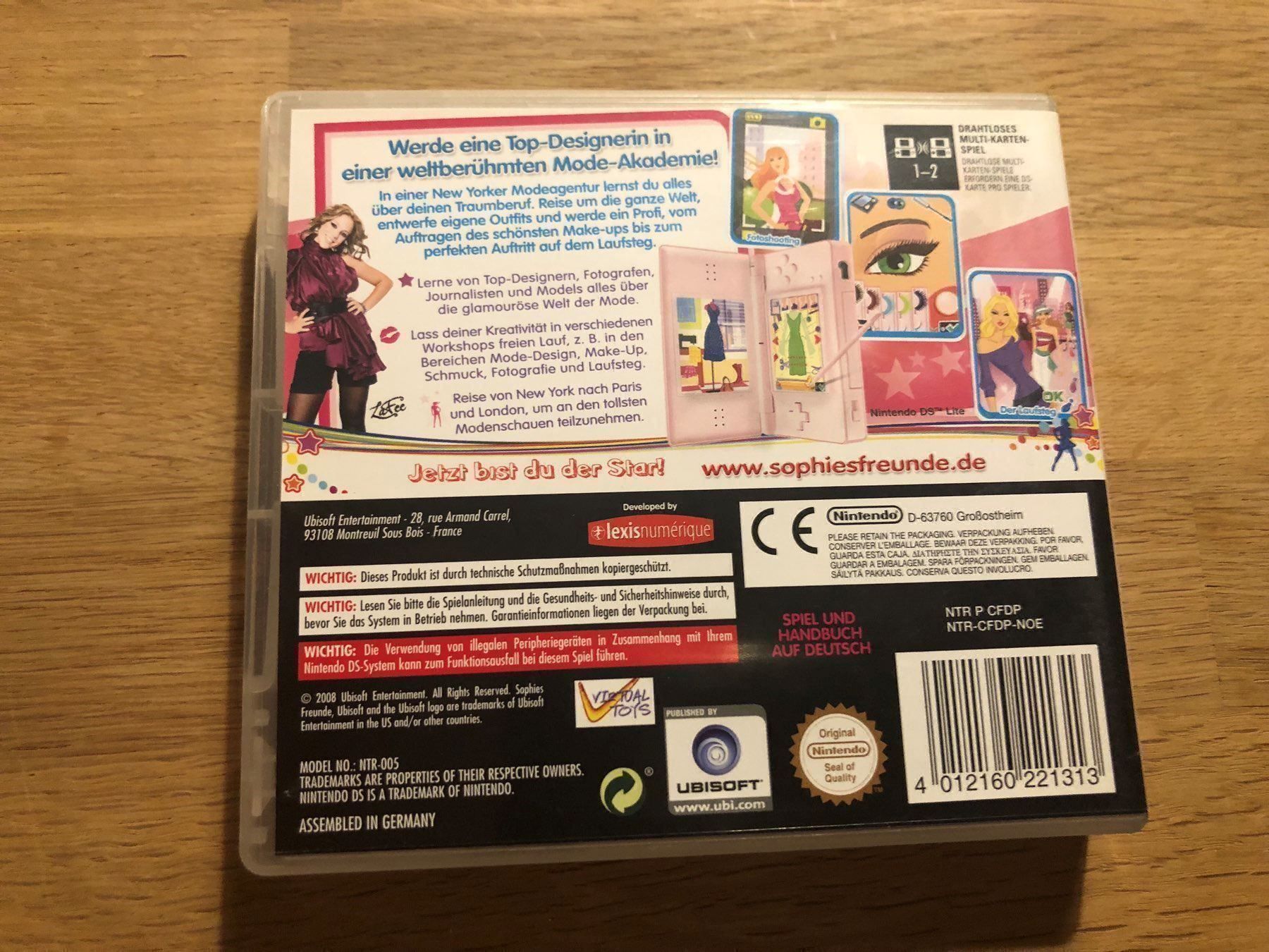 Nintendo Giochi: Sophies Freunde Mode Akademie – Usato da Kestenholz venduto da Inna09 1
