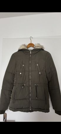 H&M Winter Jacke Khaki
