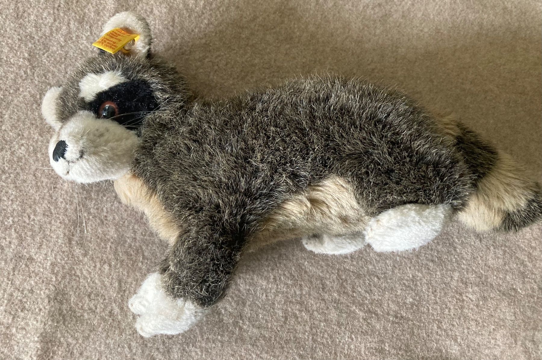 Steiff Giocattoli: Steiff Plüschtier Stofftier Waschbär – Usato da Zürich venduto da tanteluzie 2
