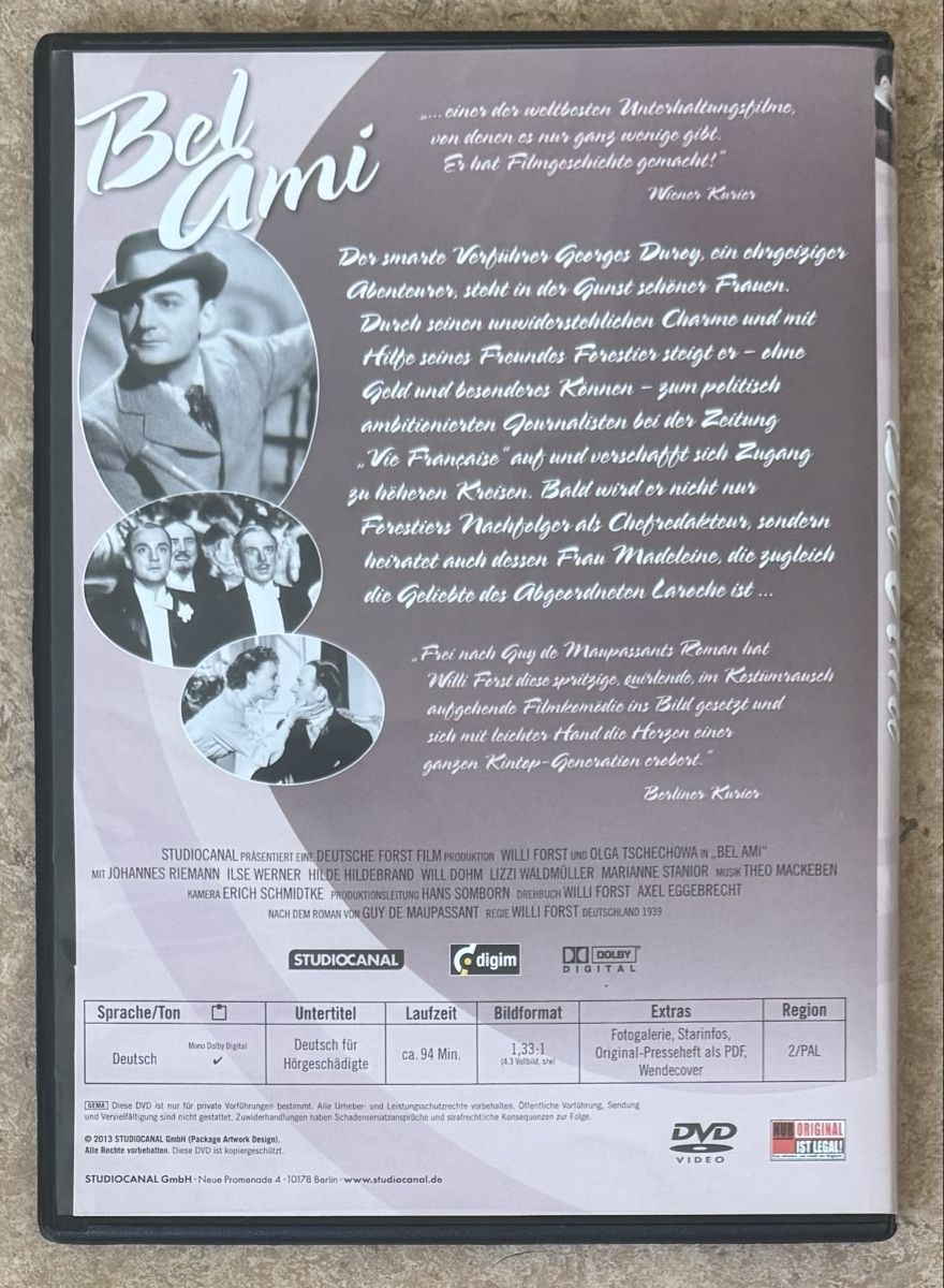 Alle DVDs: BEL AMI – Neu (gemäss Beschreibung) aus Dietikon von AndreaSch01 1
