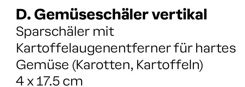 Tupperware Elettrodomestici da cucina: Tupper Gemüse-Obst Schäler vertical – Nuovo (secondo la descrizione) da Schweizersholz venduto da fuchs06 5