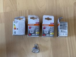 4x OSRAM LED Lampe, GU4, 20W, warmweiss, neu, ungebraucht