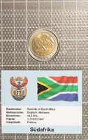 5 Rand Südafrika 2005 Bimetall im Blister Beschrieb - neu
