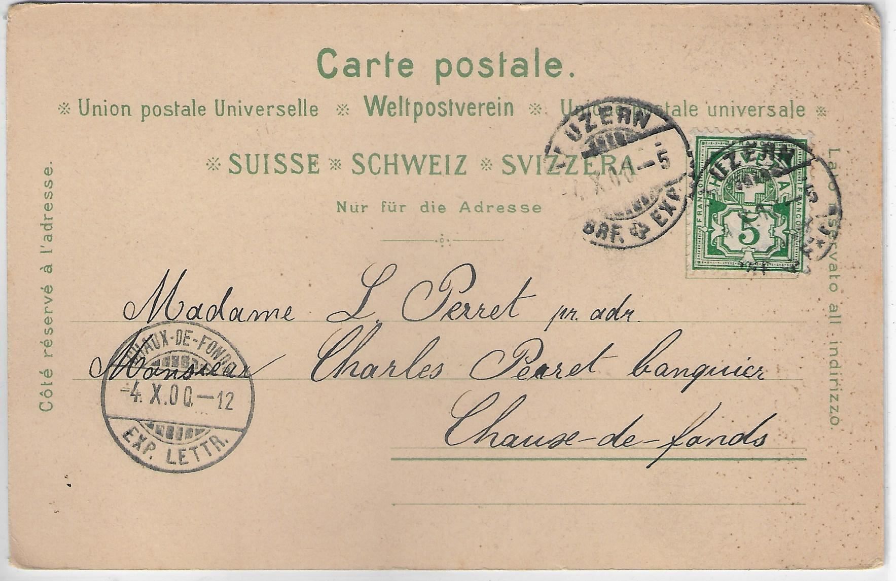 Ansichtskarten: Rütli 1900 – Gebraucht aus Ettingen von Kartenplanet 1