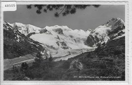Bernina-Gruppe und Morteratschgletscher